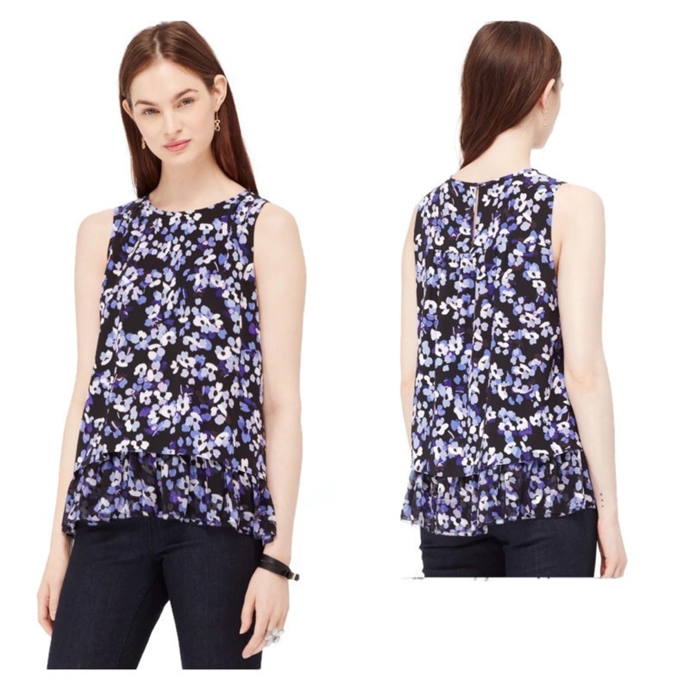 Kate Spade Hydrangea Double Layer Tank